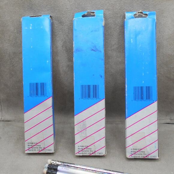 Vintage Unsharpened Pencil Lot: Dynamic No 2. Moonbeams, Orioles, Hearts - Picture 3 of 10